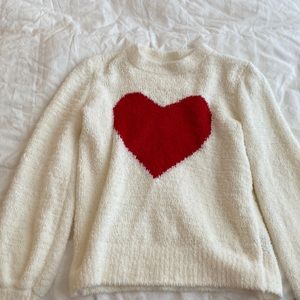Red heart sweater